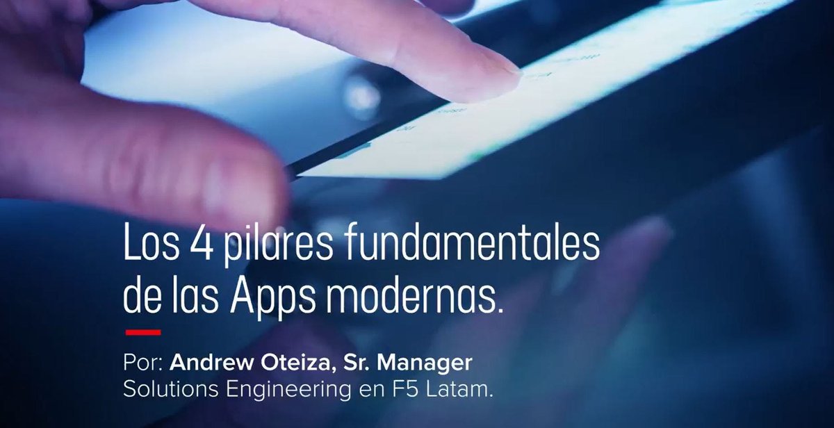 Andrew Oteiza, Sr. Manager - Solutions Engineering en F5 Latam, define las Aplicaciones Modernas, siguiendo a developers, arquitectos e ingenieros de DevOps, a partir de 4 pilares y principios que éstas deben cumplir:
🔺Escalabilidad: implica que las... bit.ly/3tzU06s