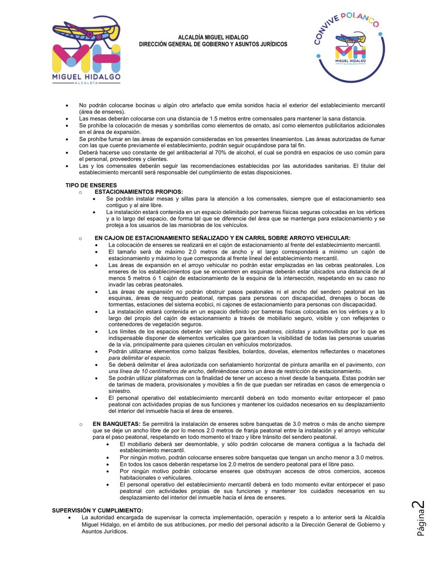 GustavoGarciaMH's tweet photo. El Programa #ConvivePolanco carece de fundamentación jurídica adecuada. 

Ignora el #ProgramaParcialPolanco y el Programa de Colocación en Enseres al Aire Libre emitido por @GobCDMX 

¿Por lo menos ya lo publicaron en Gaceta Oficial? https://t.co/VhBCwbLSKm