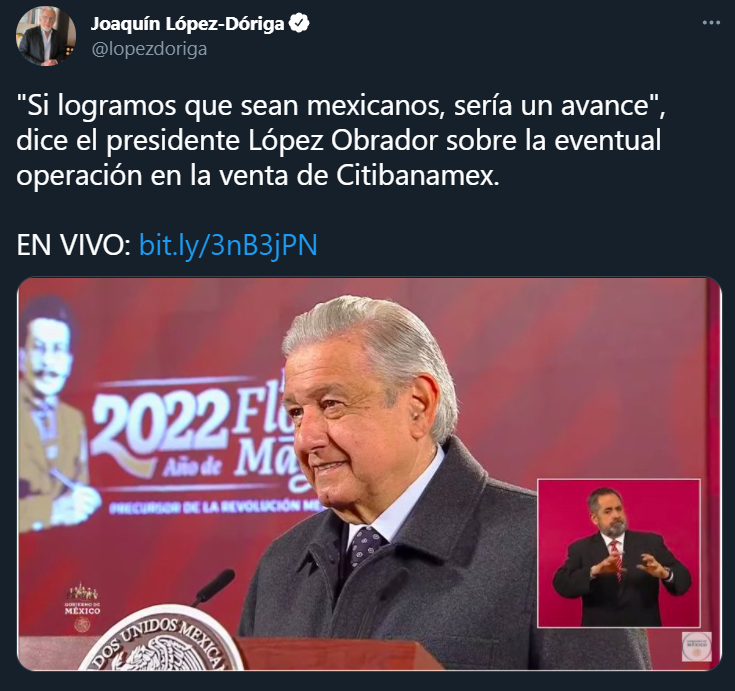 NoSoyBuenaOnda's tweet photo. Este animal sabe de economía y finanzas, lo que yo se de reactores nucleares...

CityGroup es una empresa extranjera y lo peor que podía pasar es que precisamente un consorcio financiero NACIONAL lo comprara, ya que seria UNA FUGA DE CAPITALES NACIONALES AL EXTRANJERO! https://t.co/WzZ54DsY3p