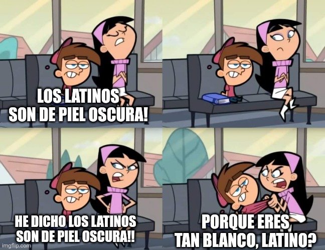 Victor76281343's tweet photo. Estos gringos no saben de la diversidad de tonos de piel de latam 😑 #ShutUpGringo2022 https://t.co/S56OPDFpfM