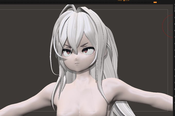 アムネロさん素体作りたいのに髪の毛多すぎてハゲそう
3D難しいよぉ… 