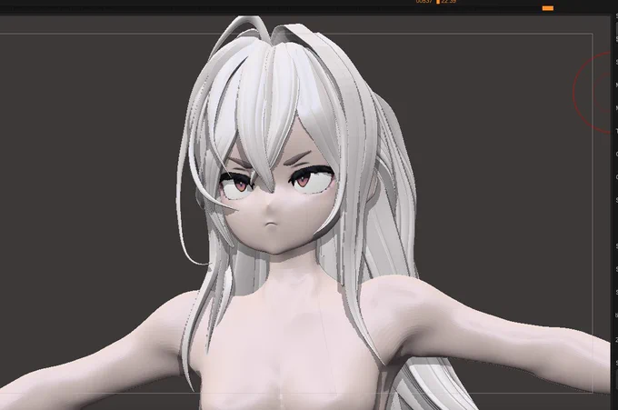アムネロさん素体作りたいのに髪の毛多すぎてハゲそう
3D難しいよぉ… 