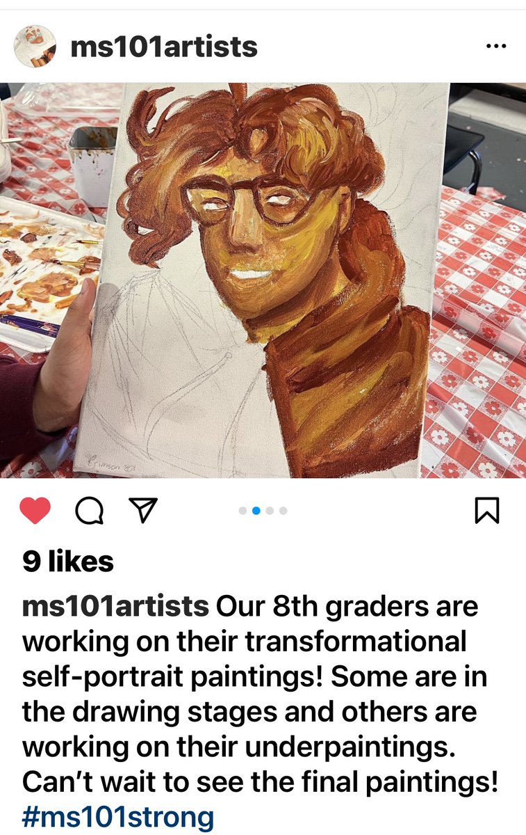 MS101_Bronx's tweet photo. Amazing Artists! @MrsCrihfieldArt #ms101strong #choosekind #workdhard https://t.co/wXtohGCk63