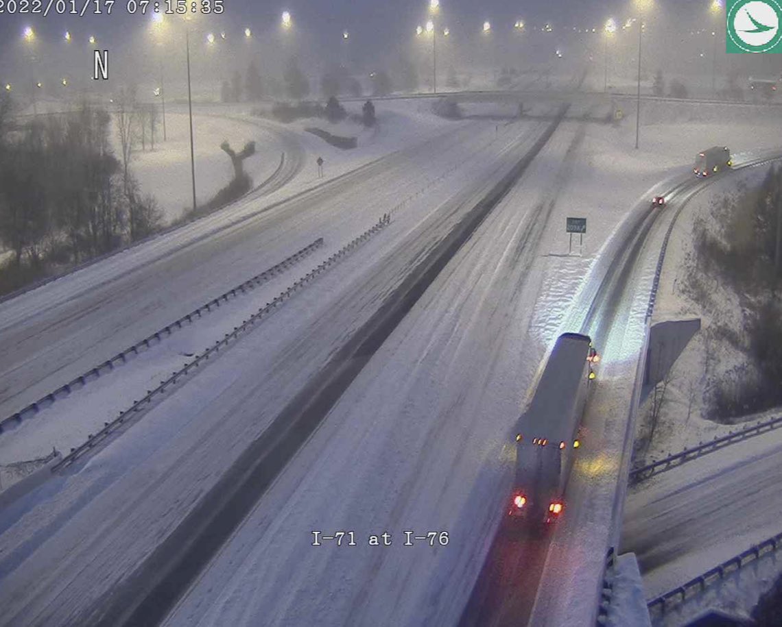 A look around the major roadways in Medina County this morning. Crews have done a great job all night, but roads are still going to be pretty rough.