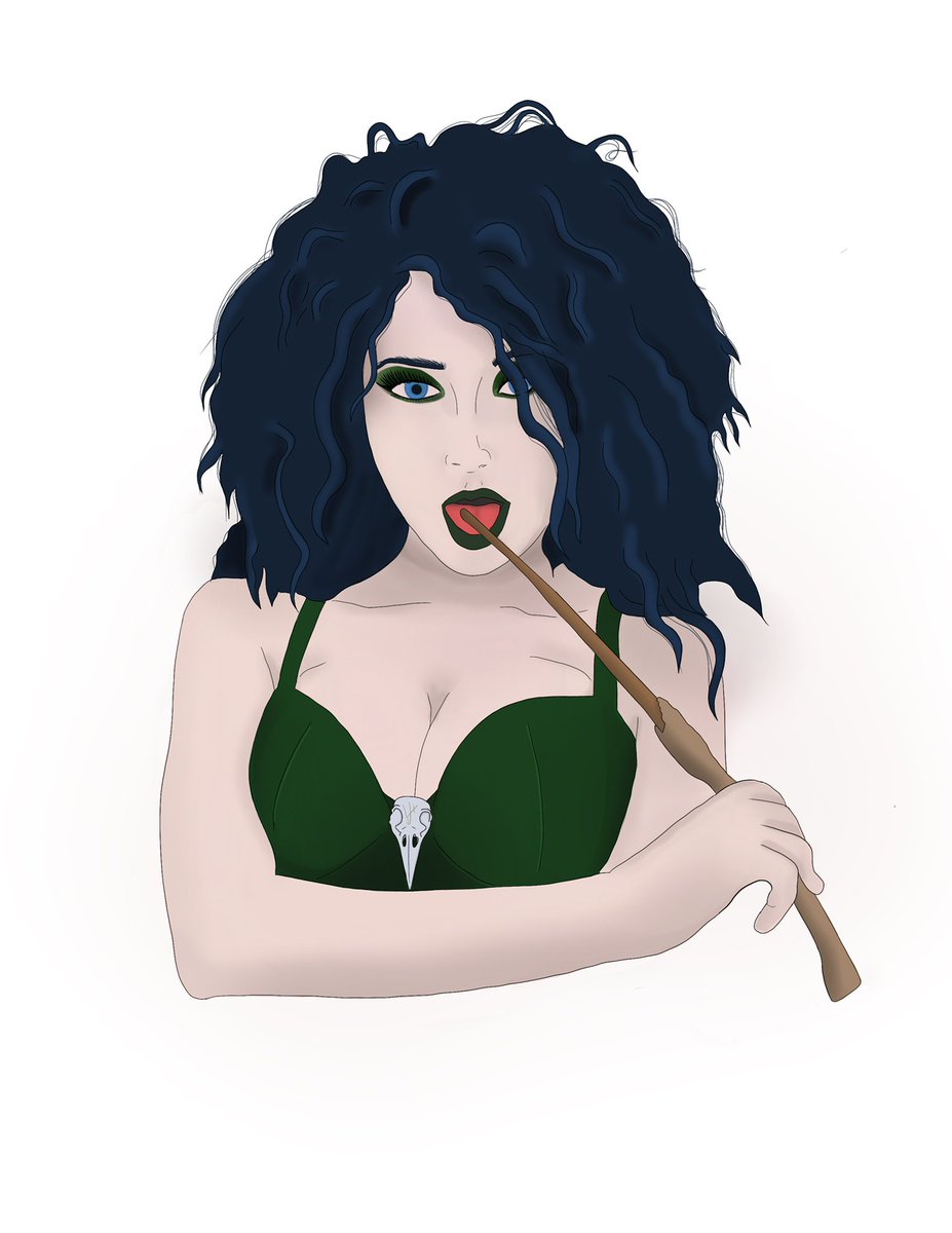 lavender_hippy's tweet photo. “My lord, I’d like to volunteer for this task” #bellatrix #bellatrixlestrange #slytherin #digitalart #instart #instartist #procreate #procreateart https://t.co/4728ZYizaI