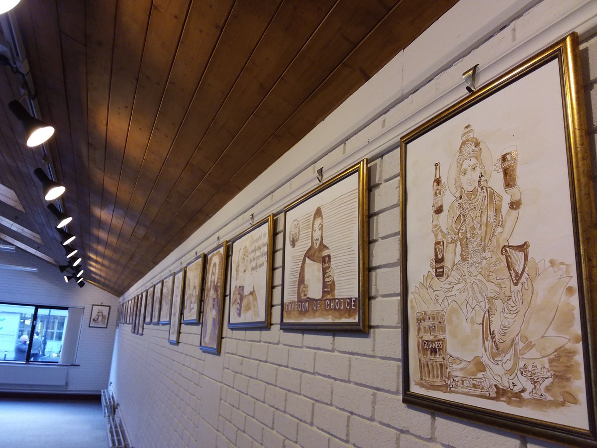 TippLib's tweet photo. Clonmel Library Exhibition Space
Ireland Painted with Vice by Mike Gale
18th Jan to 29th Jan
Through the medium of Guinness and coffee Mike creates wonderfully evocative depictions of iconic Irish themes and culture. 
https://t.co/I9NmUWBhPM
#clonmellibrary #mikegale #Guinness https://t.co/Y6cuoN5yyI