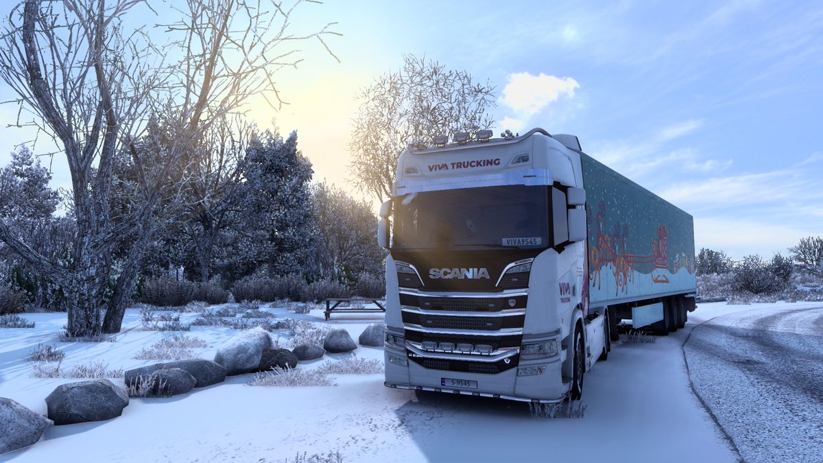 asianfestivals's tweet photo. When we are not talking about Film Festivals we are trucking @SCSsoftware. We drive a @ScaniaUK for the Kings of the Road @VivaTrucking #ETS2 #Scania #Gaming #WinterMod #LegendaryDriver https://t.co/29z6W78bL7