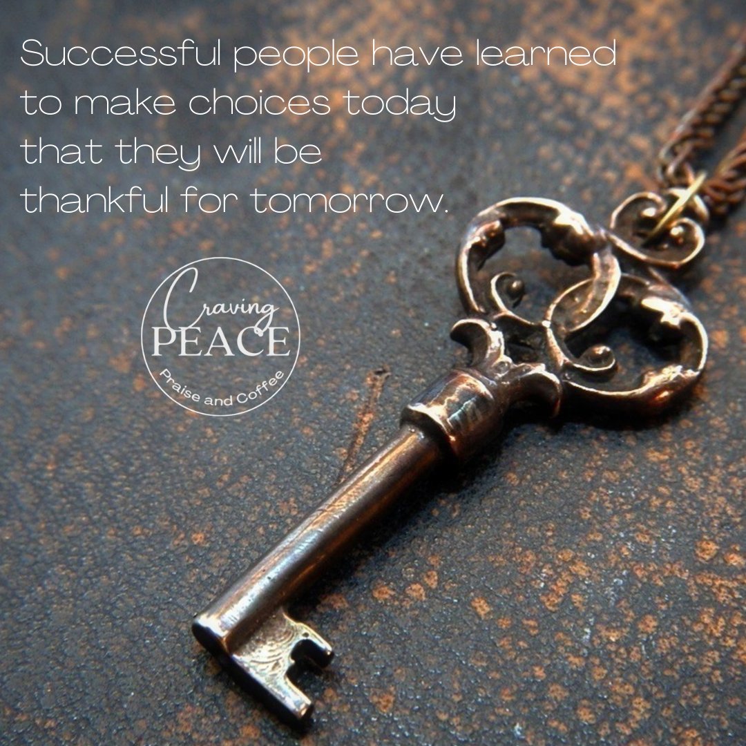 Craving__Peace's tweet photo. Successful people have learned to make choices today that they will be thankful for tomorrow. #success #keysforsuccess #inspired #encouragement #delaygratification https://t.co/6JoHAOz8Cp