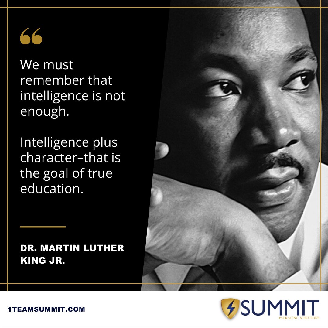 As we celebrate the great Dr. Martin Luther King Jr., we are reminded of the importance of education and character. No matter how many times we fall, it’s the getting back up and staying focused on the goal that will push you and inspire others. #mlk