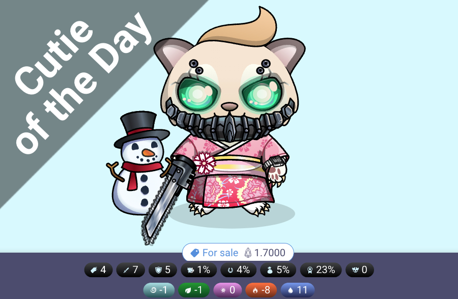 BlockchainCutie's tweet photo. Cutie of the Day

The crazy neighbor lady

Get it here: ➡️ https://t.co/N48Icb9v9G

#dapps #nfts #BlockchainGame https://t.co/wSUFgWWoaG