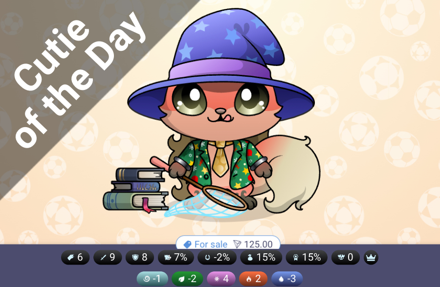 BlockchainCutie's tweet photo. Cutie of the Day

The festive one

Get it here: ➡️ https://t.co/9K6pArtqCw

#dapps #nfts #BlockchainGame https://t.co/484Fu1b9Z8
