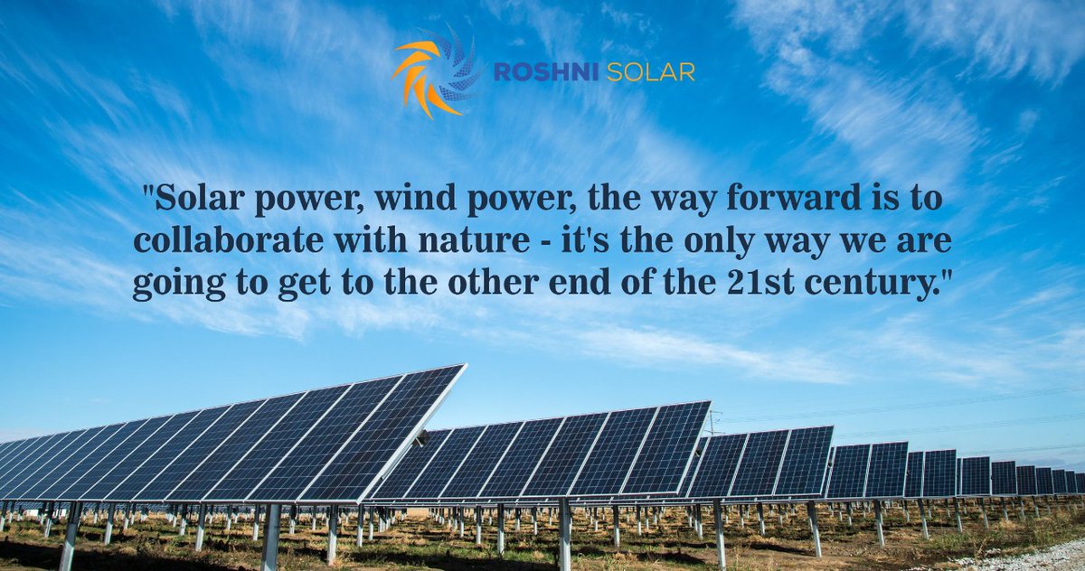 Roshni_Solar's tweet photo. #cleanenergy #solarpower #solarpowered #environment #cleanenvironment #sustainableenergy #solar24news #energiasolar #energiafotovoltaica #energiasustentavel https://t.co/ZFs4Jv9vIP