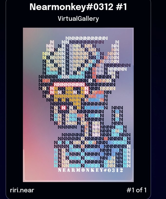 ririera05's tweet photo. Hi everyone Nearmonkey Giveaway!
Hope you like it! @ParasHQ
#NFTGiveaway #NFTs
#NFTCommunity 
All you gonna do is this:
1. Tag your 3 or thousand of your friend if you have😆.
2. Be happy and be safe! 
3.Kindly retweet this post 
 
Have a greatest day ahead! Thank you! https://t.co/zEgW01BlxM
