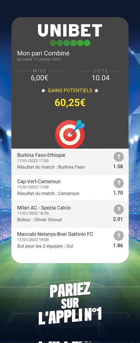 GoBill10's tweet image. Allez on tente ça 😌! 
Force à nous !
#TeamParieurs