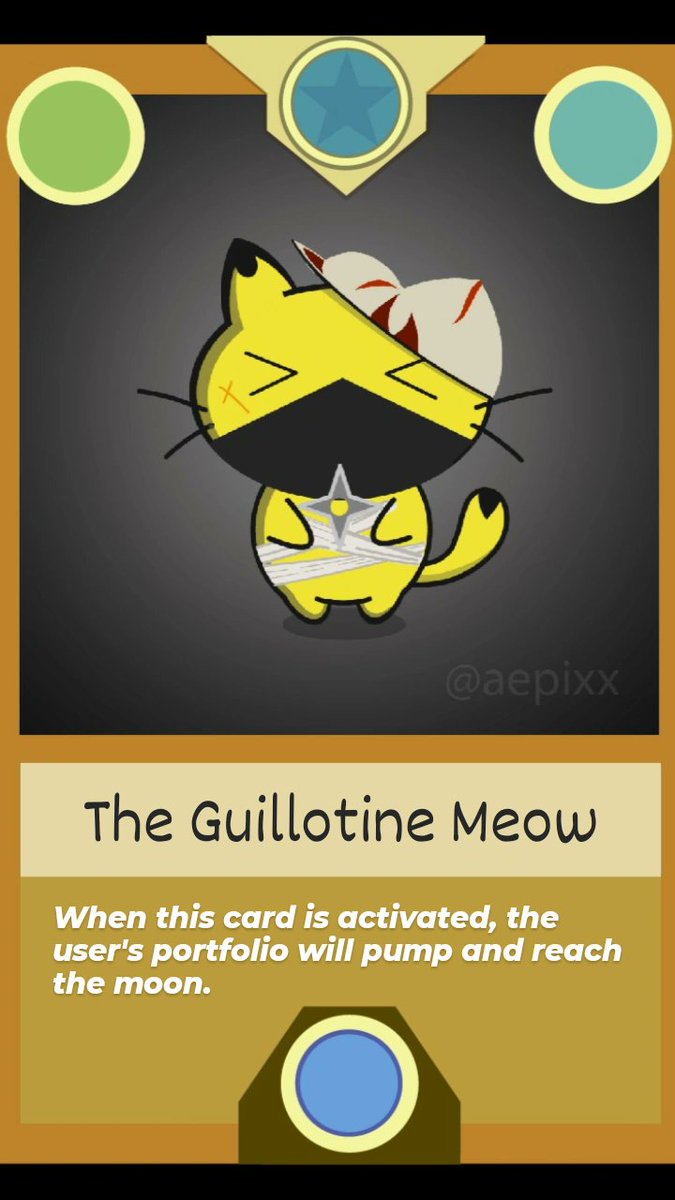 aepixx's tweet photo. @TheHappyCatsNFT My entry, hoping to win this time🥳
name: The Guillotine Meow
is this an assassin cat? ninja cat? no one knows😁 one thing for sure is this is a custom #TheHappyCatsNFT

@AndroNft123 @shukakuXz @xzmatatabi @Isobuxz @tails_son @KokuoT @gyukixhachibi @kuramaxzx @juubi10T @ZeroReibi https://t.co/Itke8uamhP