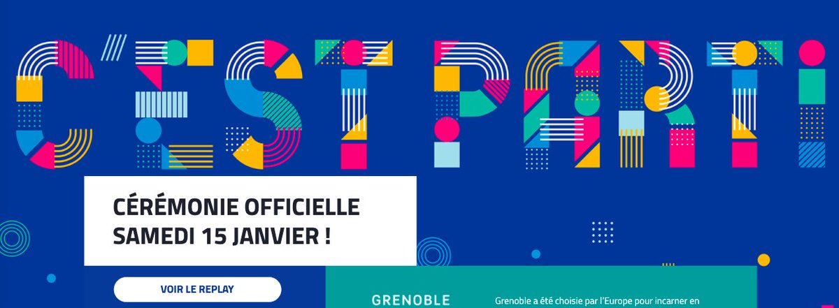 Vous avez manqué la cérémonie officielle d'ouverture de notre année Capitale Verte Européenne ? ✨🇪🇺✨

Le replay est disponible sur notre site internet ! 👉 greengrenoble2022.eu/112-direct-cer…

#EUGreenCapital 
#GreenGrenoble2022 
#DONCJAGIS