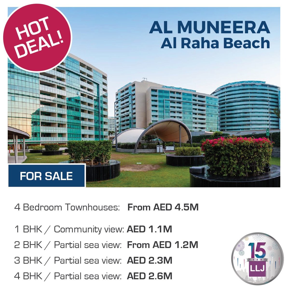 LLJAsset's tweet photo. *𝐇𝐎𝐓 𝐃𝐄𝐀𝐋𝐒 𝐎𝐅 𝐓𝐇𝐄 𝐖𝐄𝐄𝐊*

Contact us on:
+971 2 495 0700 or customerservice@lljasset.com

#forsale #abudhabi #realestateabudhabi #hotproperties #hotdeals #alrahabeach #abudhabiproperties #investment #tobuy #lljasset #myabudhabi #alzeina #almuneera #albandar https://t.co/vOG1RCyMQE