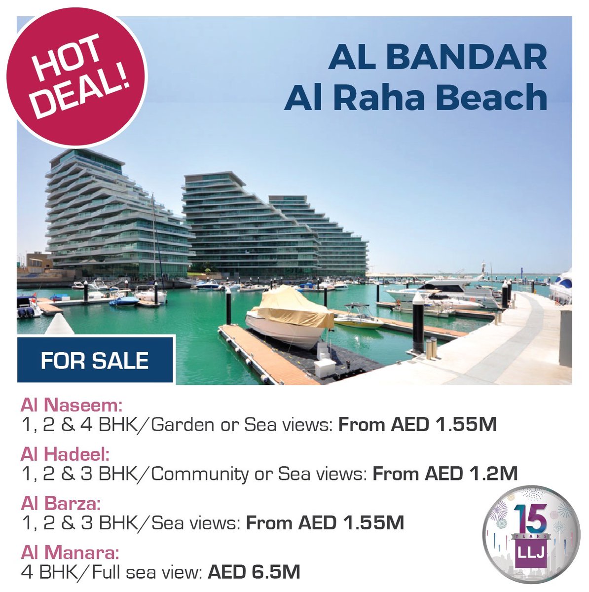 LLJAsset's tweet photo. *𝐇𝐎𝐓 𝐃𝐄𝐀𝐋𝐒 𝐎𝐅 𝐓𝐇𝐄 𝐖𝐄𝐄𝐊*

Contact us on:
+971 2 495 0700 or customerservice@lljasset.com

#forsale #abudhabi #realestateabudhabi #hotproperties #hotdeals #alrahabeach #abudhabiproperties #investment #tobuy #lljasset #myabudhabi #alzeina #almuneera #albandar https://t.co/vOG1RCyMQE