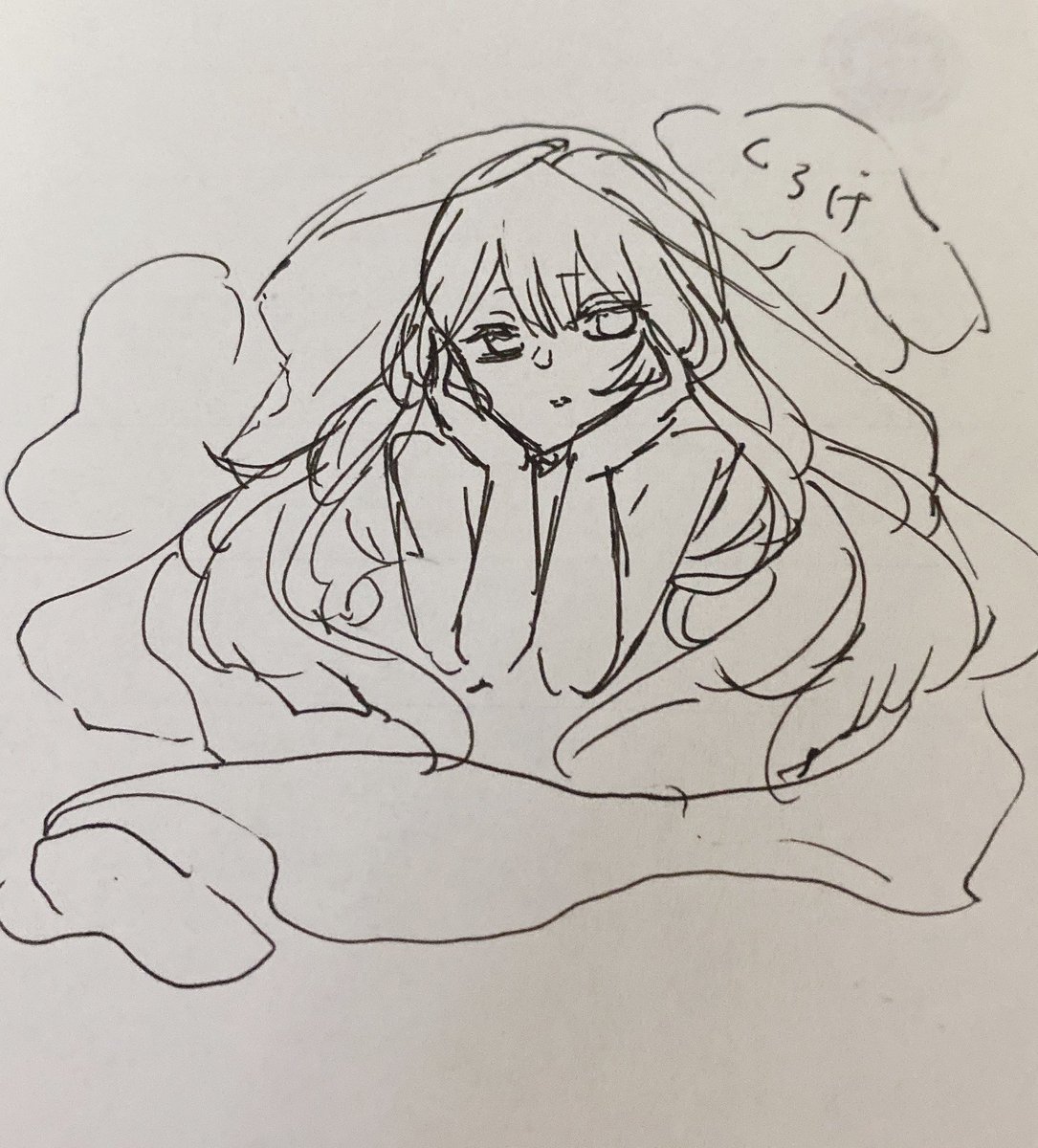 構図イメージかたまりました🤔
クラゲにするか金魚にするかお花にするか悩みどころです 