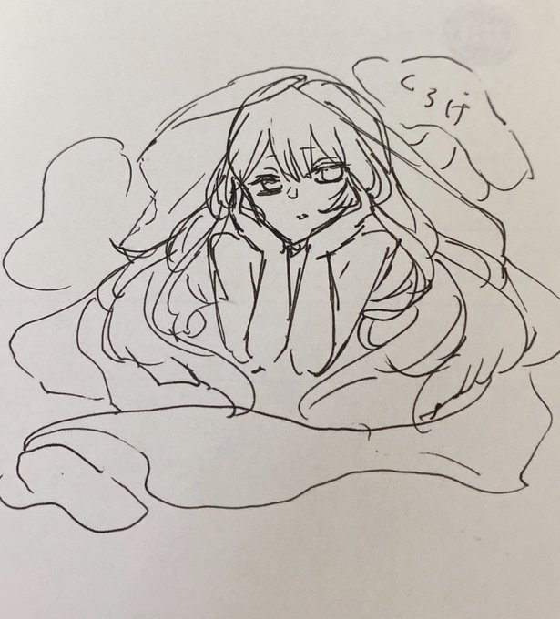 構図イメージかたまりました🤔
クラゲにするか金魚にするかお花にするか悩みどころです 