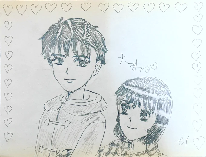 大まるのゴキブリ話でも描こうかな。気分転換に。 