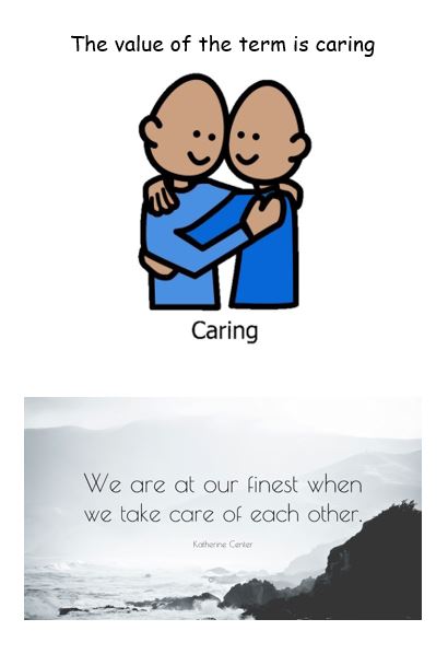 This terms school value is 'Caring'