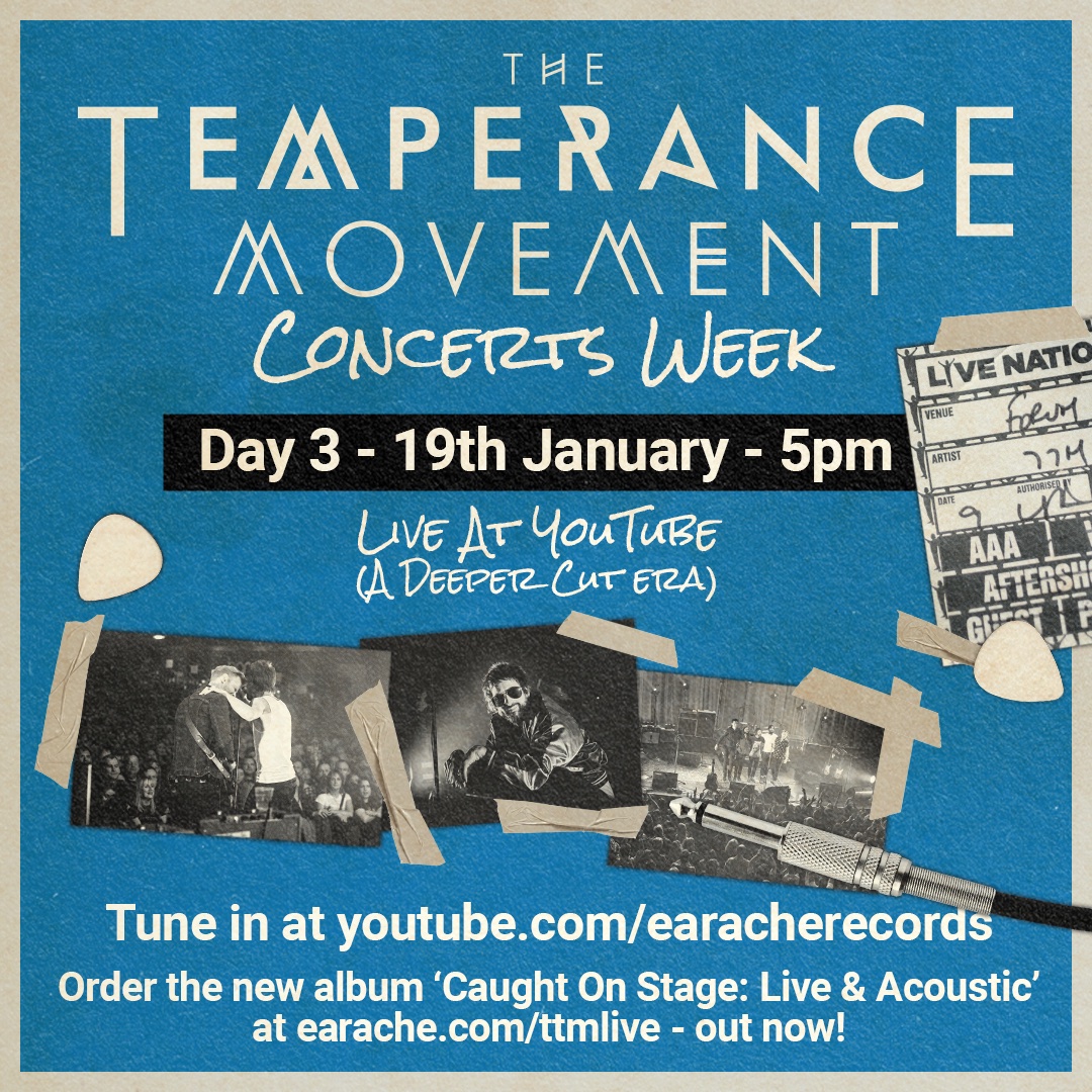 We hope you’ve all been enjoying our new release ‘Caught On Stage: Live &amp; Acoustic’!

Head to <a href="/EaracheRecords/">Earache Records ♠️</a>' YouTube channel today at 5pm for our A Deeper Cut-era Live at <a href="/YouTube/">YouTube</a> session in full as part of Concerts Week!
youtu.be/TZYaJ93FJKg