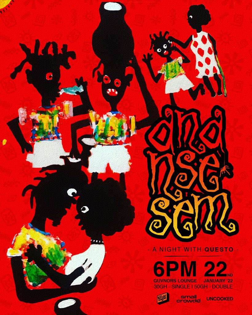 An akolab)ne linkup this Saturday w/ Ananse <a href="/iquesto/">SSSPiDER</a> 
See you there ❗️
#Anansesem2022