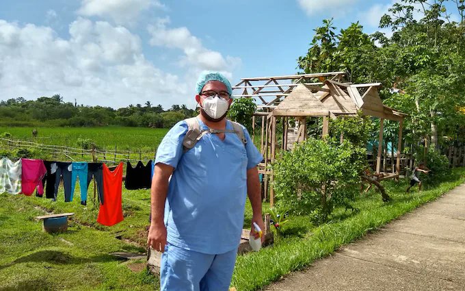 TelGlobalHealth's tweet photo. And they've faced the wrath of President Ortega for their work.

“The government punished doctors who were treating people. They fired doctors, they took away medical licences, and sent police to their house,” said Dr Saenz Coen, who was arrested 8 times and beaten for his work. https://t.co/vccJYAvdGi