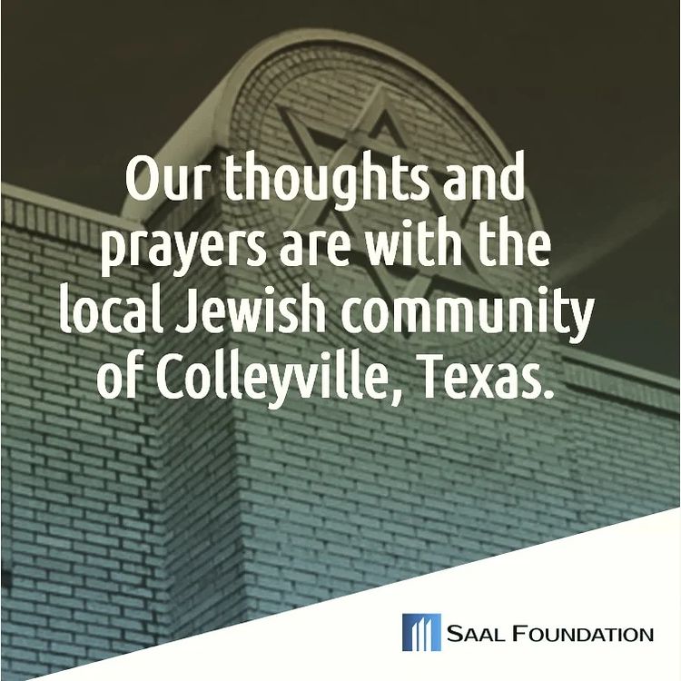 We are grateful to Texas law enforcement for their tireless efforts in ending this heinous situation, as well as our Christian and Muslim friends and all people of good will who stood with the Jewish community today. 

#fightantisemitism #againstantisemitism #jewishnews