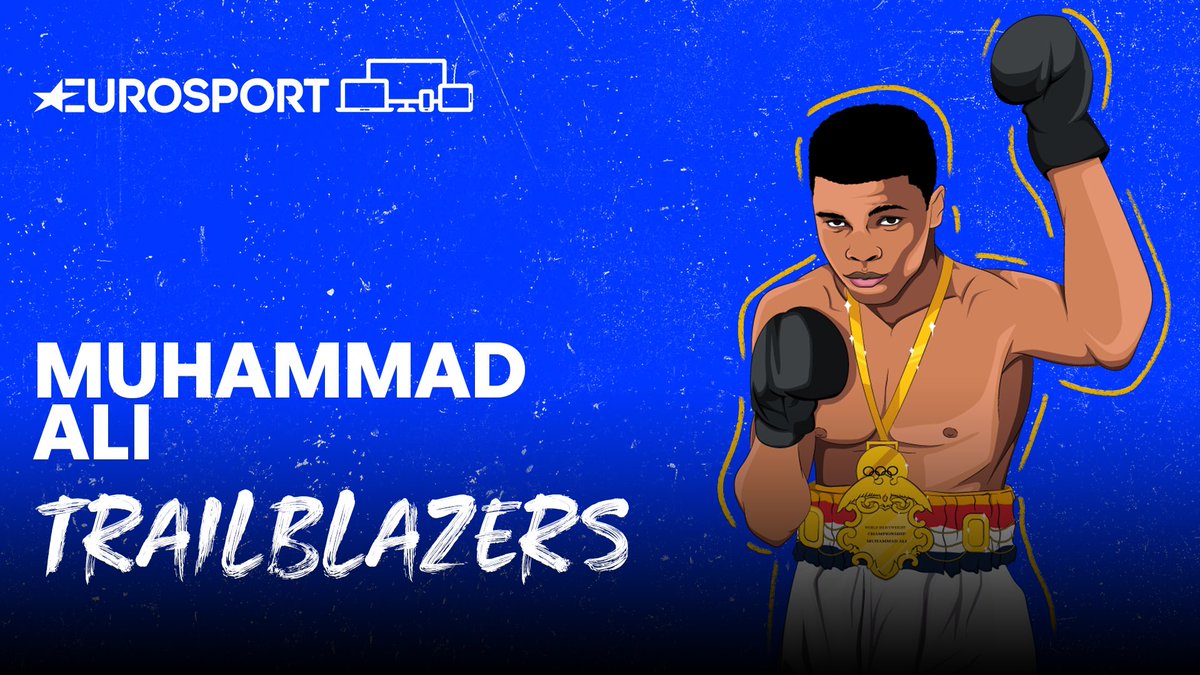 Refreshsport's tweet image. In honour of his Birthday. 

We celebrate a real trailblazer in Boxing, Muhammad Ali! 🙌

Refresh had the pleasure of delivering Ali’s amazing story, you can catch his Trailblazers episode on Eurosport. 🎥