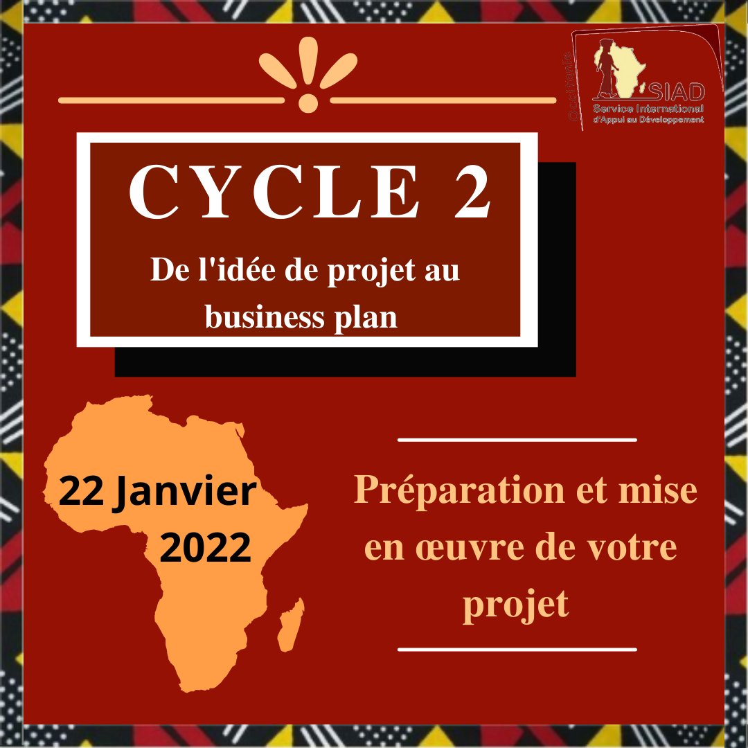 J-5 avant le lancement de notre Cycle 2 du programme Cré'Afrique. 
Pour s'inscrire : docs.google.com/forms/d/e/1FAI…