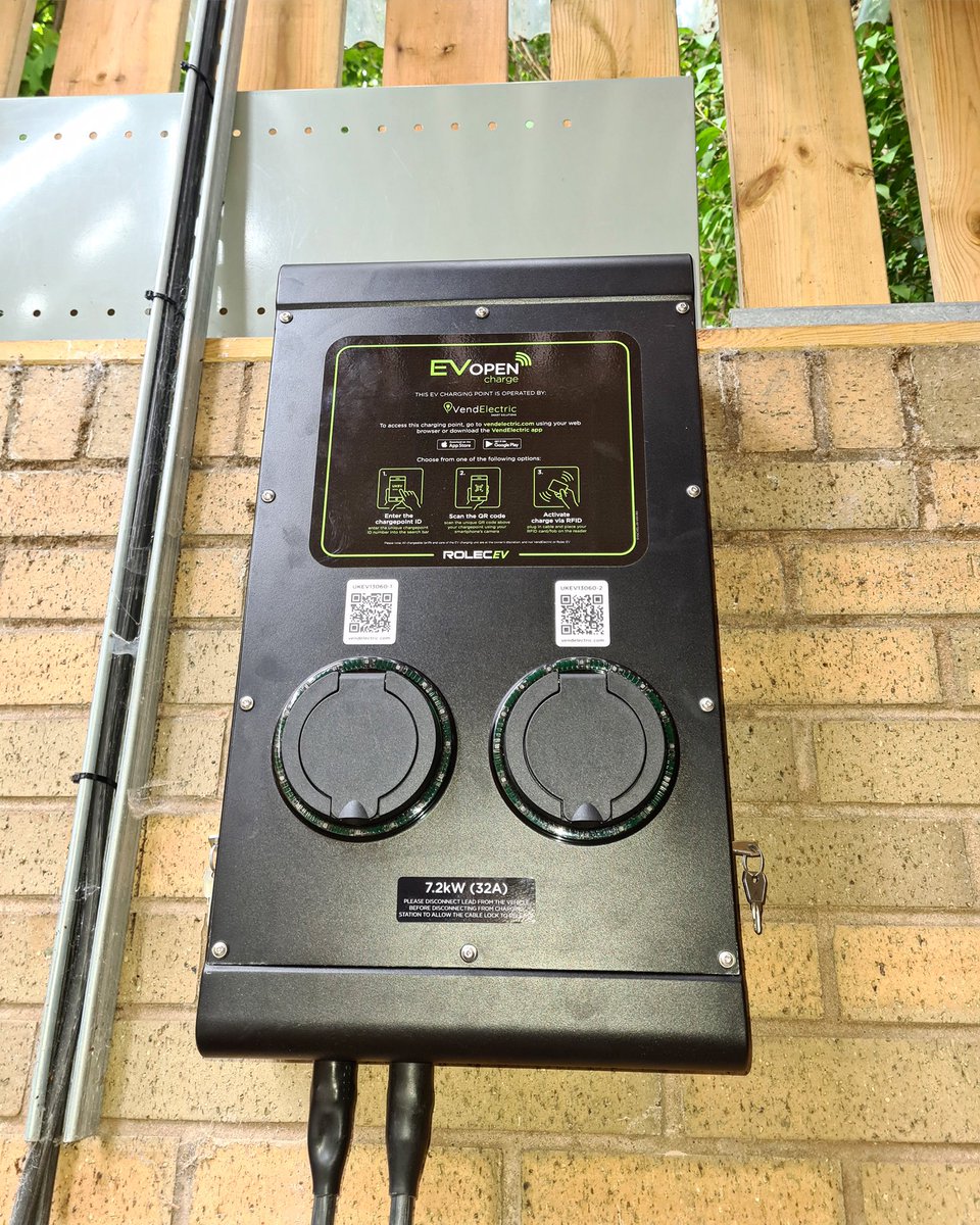 Our client loved their new SecuriCharge 😍⚡️

This <a href="/RolecEV/">Rolec</a> wall-mounted charging point is a heavy duty and vandal resistant unit, providing the perfect solution for exposed locations.

#EVMaster #Rolec #SecuriCharge #electric #GoGreen