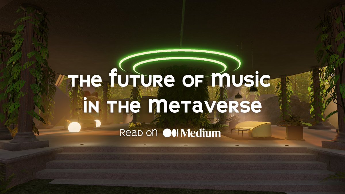 xonexpp's tweet photo. Find out the ways in which the Metaverse will disrupt the music and entertainment industry in the coming years. New article out on XONE's Medium.

https://t.co/e1Y5agvIZj https://t.co/7qQqOjwjWN