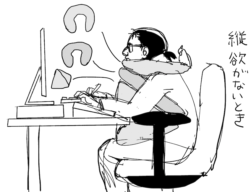 縦欲がない 