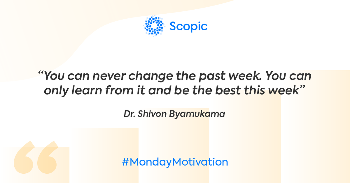 ScopicSoftware's tweet photo. Have you ever said, "I won't make that mistake again" and then you catch yourself doing the same thing? What slips do you need to eliminate to be the most successful version of yourself? 

#scopic #mondaymotivation #monday #motivation https://t.co/UupSdAlIue