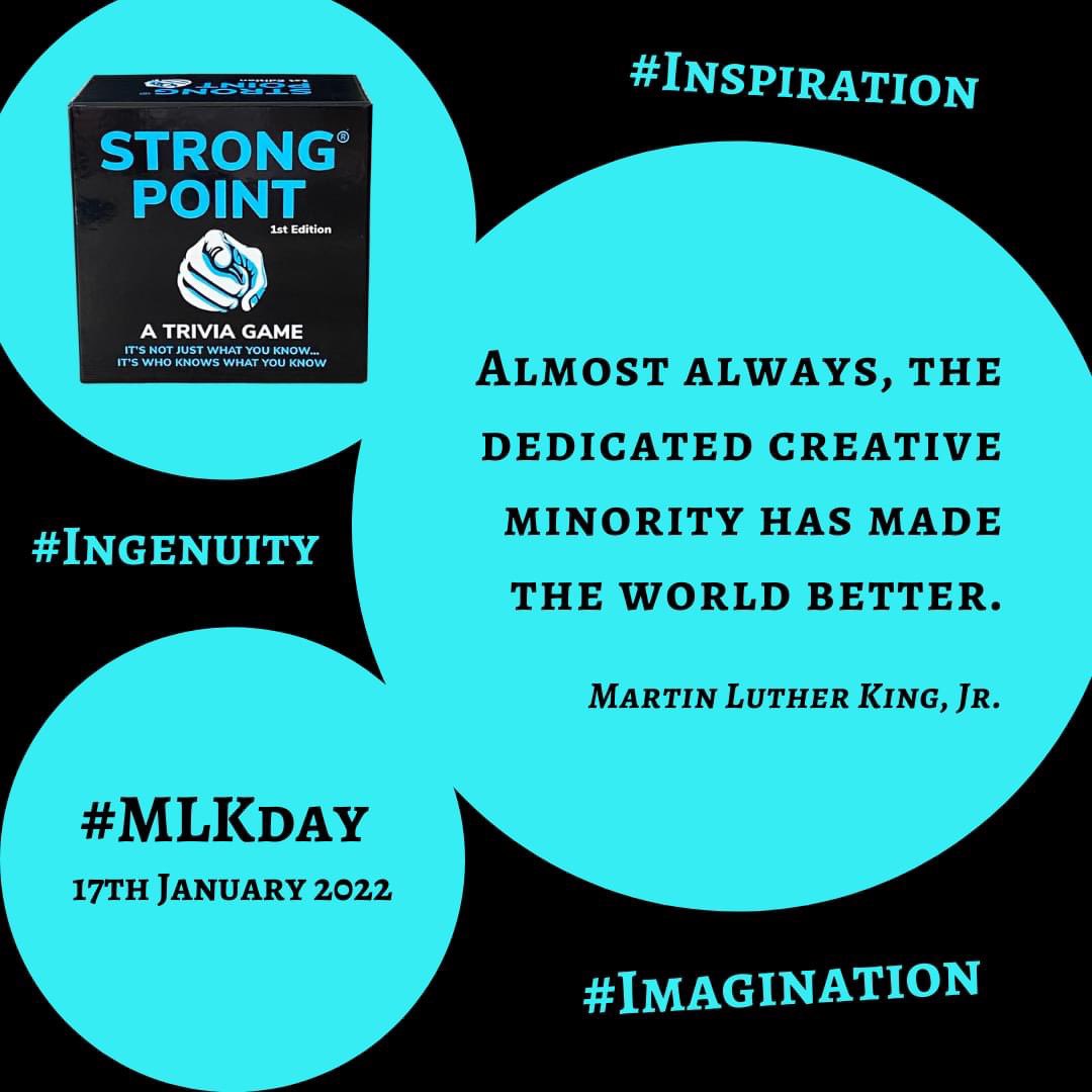 Creating and designing Strong Point has certainly been one of the most rewarding achievements in our lives so far and it's only just begun. <a href="/StrongPoint_Ltd/">STRONG POINT GAME</a> #SmallBiz #IHaveADream #design #creativity #MLKDay