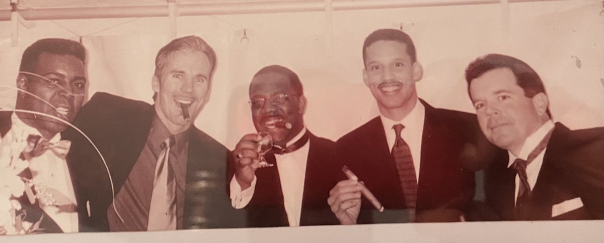 Buccigross's tweet photo. Bill Seward, ESPN 1997-2000 and brotherly friend ever since died over the weekend. Cancer. Hospice the last few weeks. In quintessential Irish Goodbye fashion Bill did not divulge his condition and left out the back door. He chased a TV career &amp; later a family and caught both 1/3 https://t.co/lO3Zdm25kr
