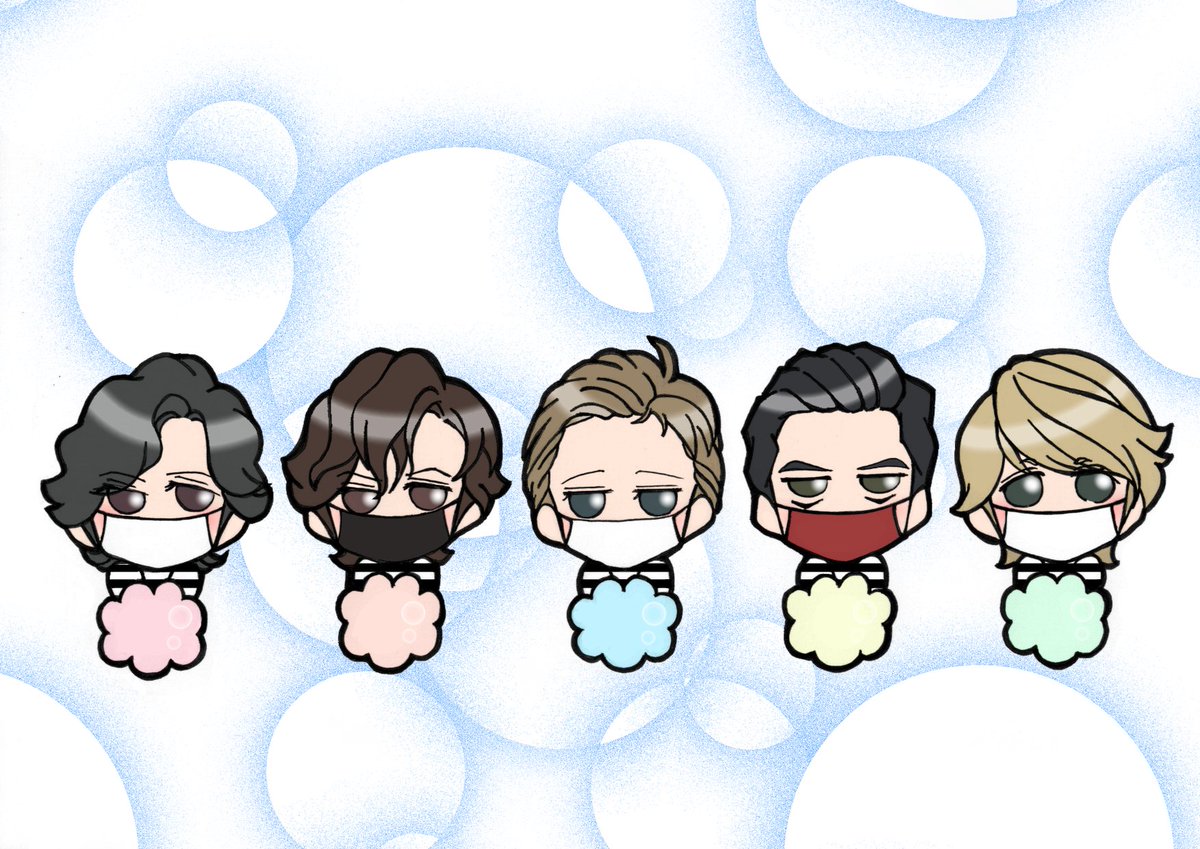 離れていても思いはひとつ Smap 新しい地図 スマスマ 復興に向けて だいこう あゆみ のイラスト