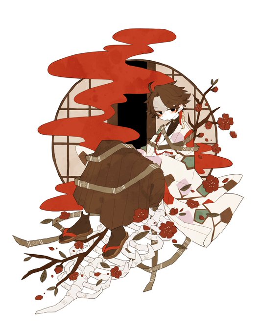 ずっと描きたかった着物のやつ #さ絵ぐさ 