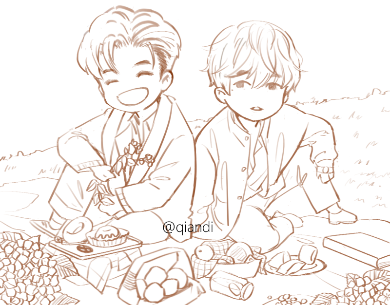 qiandi's tweet photo. some line draft,drawn before.
#TayNew #เตนิว https://t.co/fVyRGbDD05