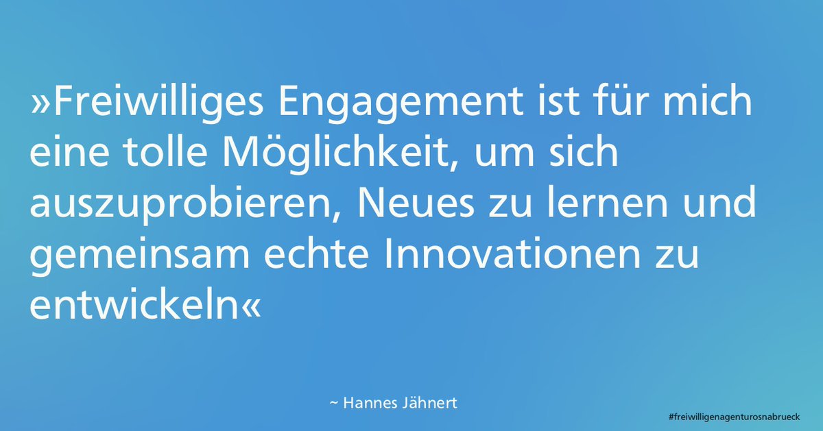 Was ist freiwilliges Engagement für dich? 💕Wir wollen deine Ideen und Erfahrungen hören 💡⚙️🧐- tritt mit uns in den Dialog! Anmeldung hier: osnabrueck.de/verwaltung/fre…

#engagiertinosnabrueck #freiwilligenagenturosnabrueck #zumglueckengagiertinosnabrueck
#gestaltedeinengagement