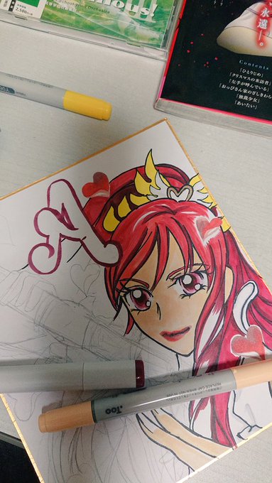 下描きのtwitterイラスト作品