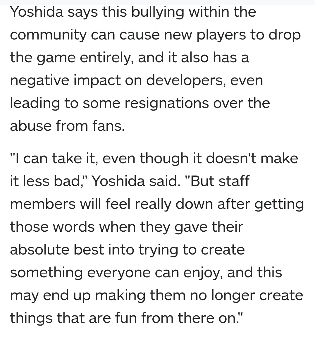 Reminder not to be an asshole. You can critique something without being verbally abusive.