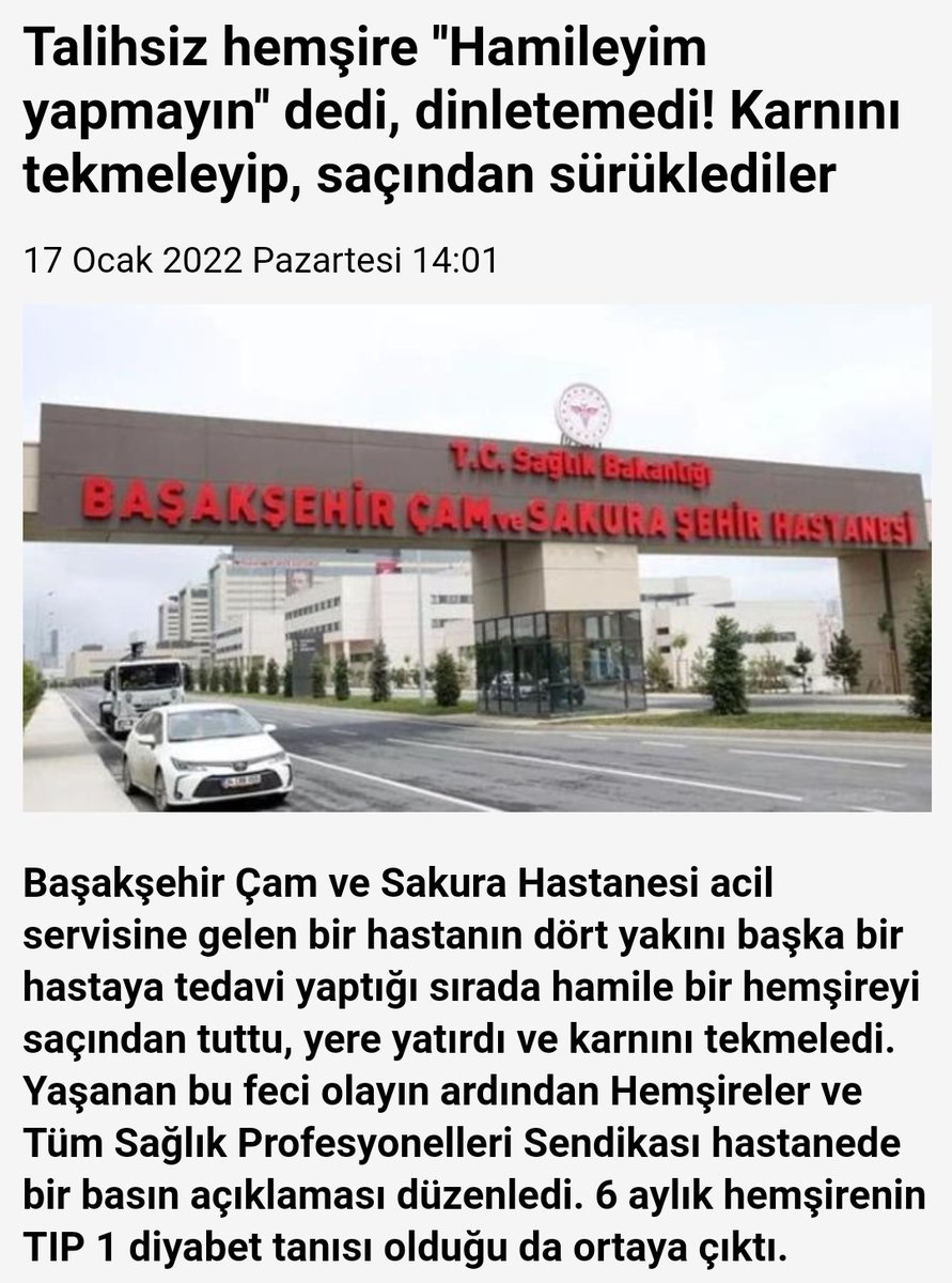 Ciddi ciddi sağlık çalışanlarına karşı bir savaş var. Sağlık çalışanlarına saldıranların terör suçundan yargılanmasını istiyoruz. Savaşta dahi sağlık personeline düşman askerleri kurşun sıkmaz ve bu bir savaş suçudur. Bizdekiler sağlık personelini dövüyor. 

#SağlıktaŞiddeteHayır