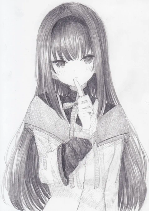 シャーペンで描きました。
魔法少女まどか☆マギカから、暁美ほむらです
#魔法少女まどかマギカ 