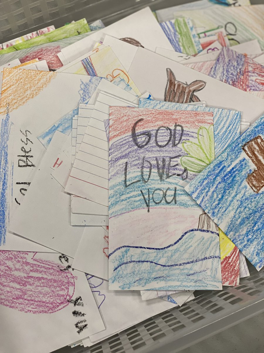 QASchool's tweet photo. Martin Luther King - "Everybody can be great...because anybody can serve. You only need a heart full of grace.A soul generated by love." 3rd grade students served the Catholic community by packing over 350 bags of food, including notes of kindness, to be distributed this weekend. https://t.co/3Pi5LC50FQ
