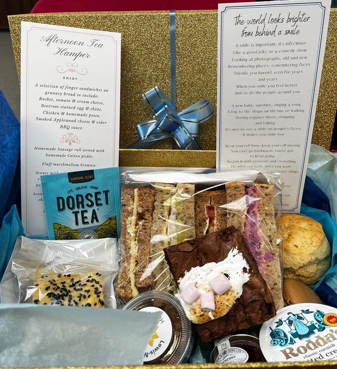 ctcaretech's tweet photo. The team are delighted with the “Blue Monday Afternoon Tea” hampers that were created and delivered by the teams from Colten Care’s Bourne View and The Aldbury.  

So glad we could help raise funds for @LMHospiceCare in Poole

 #BlueMonday #Care https://t.co/LWdsnSRSXa