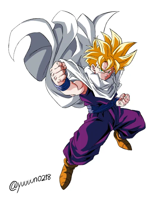 #ドラゴンボール  
#DragonBall 
少年悟飯ちゃんマント 