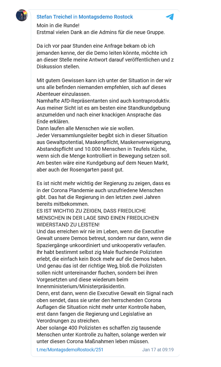 bildwerkrostock's tweet photo. Ob die Fahrzeuge der Demoorga heute auch wieder extra aus #Greifswald, #Hanau und #Stuttgart nach #Rostock kommen?
Bislang haben sie jedenfalls scheinbar noch nicht mal eine:n Versammlungsleiter:in und planen dementsprechend den Umsturz, unter Anleitung der AfD
#hro1701
#hro1001 https://t.co/R2V0Do2HUG